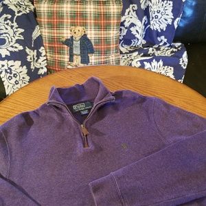 Polo RALPH LAUREN Sweater Pullover Mens S Purple